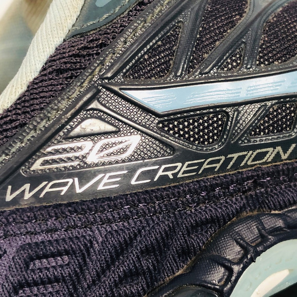 Mizuno Wave Creation 20 Running Shoes Womens 6 Blue Low Top Lace Up 411061 - Picture 7 of 12